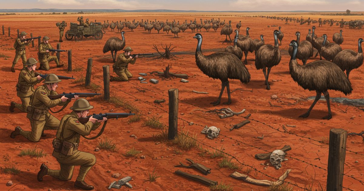 The Great Emu War of Australia