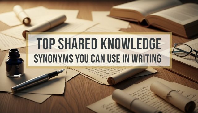 shared knowledge synonym