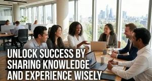 Unlock Success by Sharing Knowledge and Experience Wisely share knowledge and experience