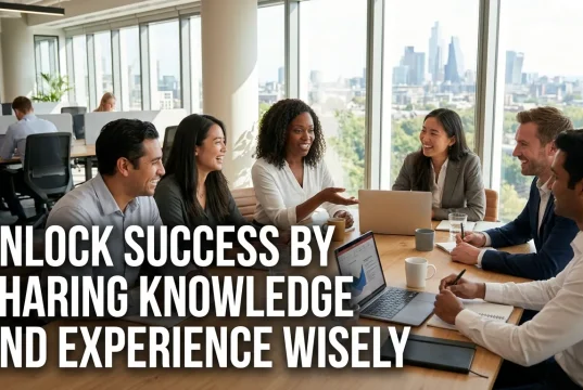 Unlock Success by Sharing Knowledge and Experience Wisely share knowledge and experience