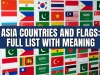 Asia Countries and Flags: Full List with Meaning countries and flags of Asia
